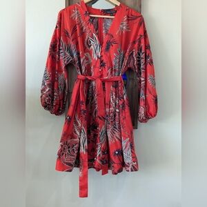 Banana Republic Reddish Orange Dress Size Small Fits 6/8